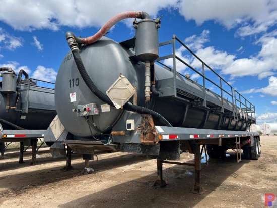 2007 GALYEAN T/A 150BBL STEEL VACUUM TRAILER