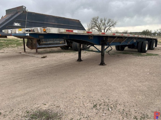 2008 UTILITY TRAILER MFG. CO. 48 TANDEM SPREAD AXLE FLATBED TRAILER