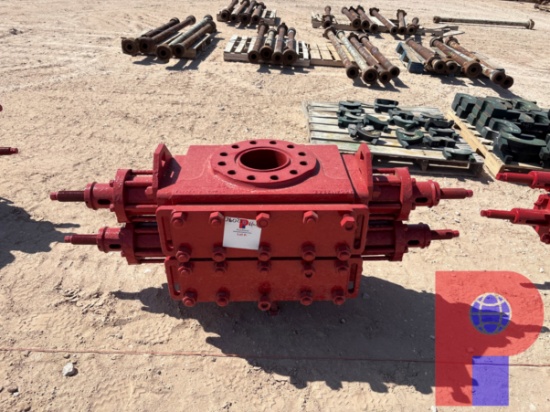 7-1/16 5K DOUBLE HYDRAULIC BOP W/ 2-1/16 5K GATE VALVE