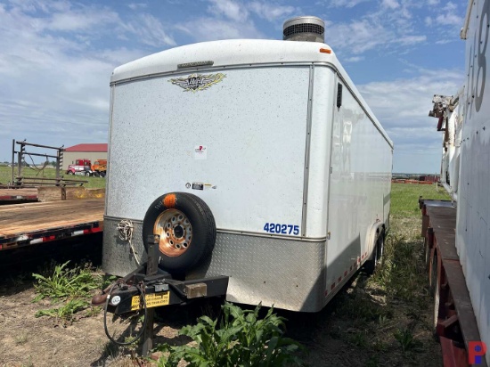 2008 H&H 20 T/A BP ENCLOSED PRESSURE WASHER TRAILER
