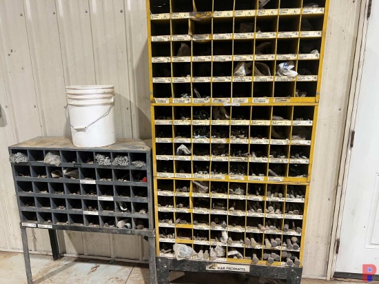 FOUR NUT, BOLT,, & WASHER BINS