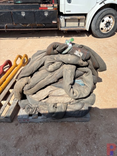 PALLET OF HEAVY DUTY NYLON LIFT SLINGS