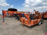 LOGAN OIL TOOL 85 TON POWER SWIVEL MTD ON T/A GOOSENECK TRAILER