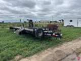 2017 TEMCO 20 TANDEM DUAL WHEEL BP TRAILER