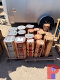 PALLET OF (19) ASSORTED SIZE FLOAT COLLARS W/ 8RD CONNECTIONS