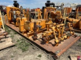 NATIONAL OILWELL JWS-340 TRIPLEX WELL SERVICE PUMP P/B DETROIT 60 SERIES W/ ALLISON TRANS.