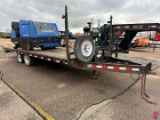 2005 PJ TRAILERS 20 T/A FLATBED PINTLE HITCH TRAILER