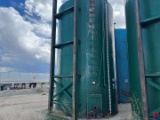 RANCHERS LIVESTOCK SKIDDED 12 DIAMETER X 20H 400BBL VERTICAL STORAGE TANK