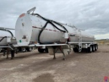 2015 TREMCAR TRI-AXLE 180BBL ALUM. VACUUM TRAILER
