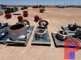 DISASSEMBLED 7X7X26 CENT PUMP, ((5) PALLETS)