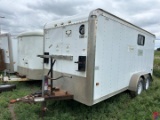 CLASSIC MFG. 16 T/A CREW / DOGHOUSE BUMPER TRAILER