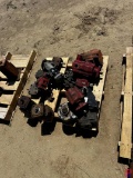 PALLET W/ MISC. HYDRAULIC PUMPS & VALVE MANIFOLDS