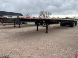2011 TRANSCRAFT 53 X 102 T/A FLATBED TRAILER