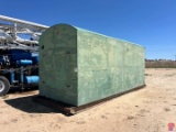 20X8X10 STEEL DOG HOUSE, SKIDDED
