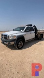 2008 DODGE RAM 5500 CREW CAB FLATBED TRUCK