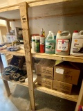 2 - SHELVES CONTAINING 17 CANS BATTERY TERMINAL CLEANER, GASKETS, VALVE CONNECTIONS, 4-BOX'S DIESEL