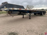 2008 UTILITY TRAILER MFG. CO. 48 TANDEM SPREAD AXLE FLATBED TRAILER