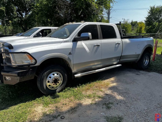 2011 RAM 3500 LARAMIE CREW CAB 4X4 DUALLY PICKUP | Heavy Construction ...