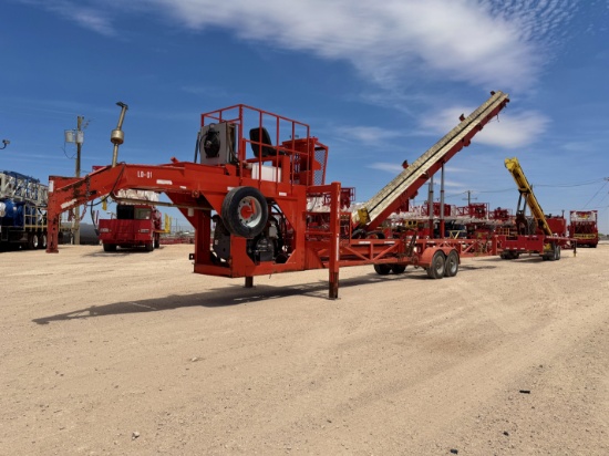 2017 Hmde 40 T/A Gooseneck Pipe Handler Trailer