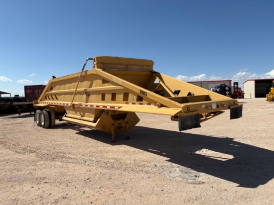 1999 Trail King Tk54bdu-402 T/A Belly Dump Trailer