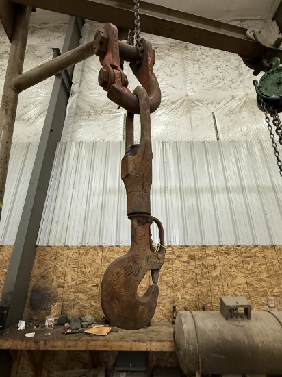 (2)- (1) Oil Country 35 Ton & (1) 30 Ton Rod Hook & Clevis