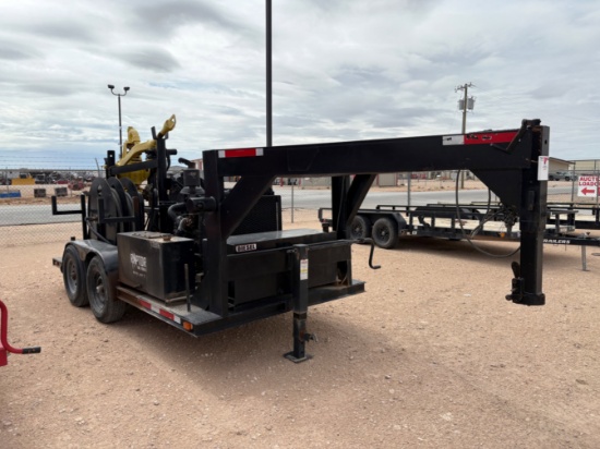 Bowen 2.5 85-ton power swivel unit mtd on t/a 2024 gooseneck trailer