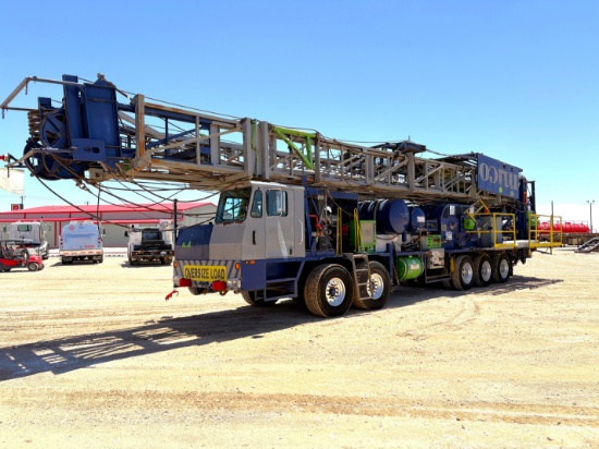 2014 WATSON HOPPER 5 AXLE WELL SERVICE RIG 106'x300K MAST