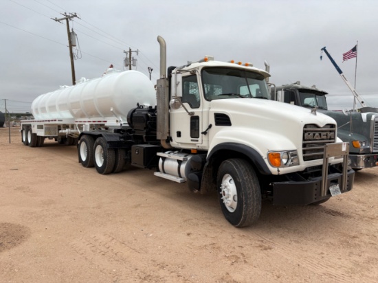 2005 Mack T/A Kill Truck & 2013 Troxell 130bbl Kill Trailer