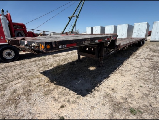 2009 Doonan Tri-Axle Oilfield Step Deck Trailer