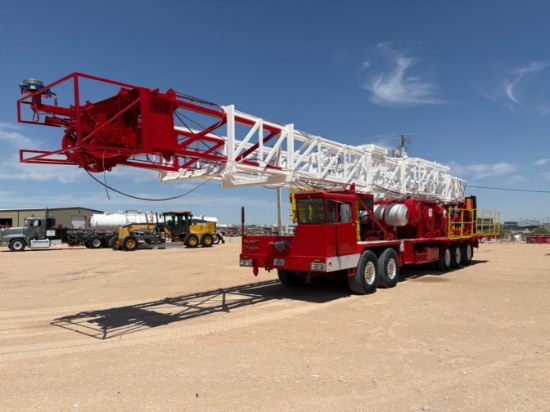 2008 Rig Works Mustang 550 5-Axle Well Service Rig
