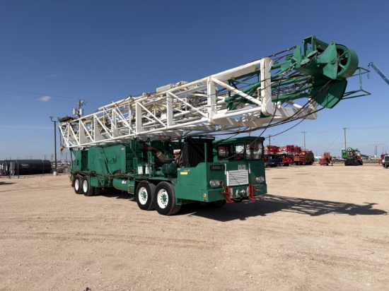 Franks 1287 Explorer Iii 4-Axle Well Service Rig (96' Mast)