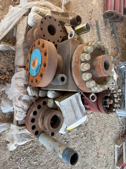 Pallet W/ Unused 5-1/8 Hydraulic Frac Valve & Related Components