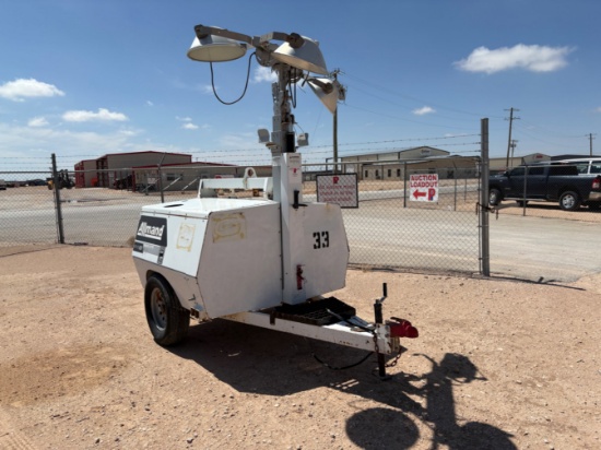 Allmand Maxi-Lite V Series S/A Bumper Pull Light Tower, Inop.