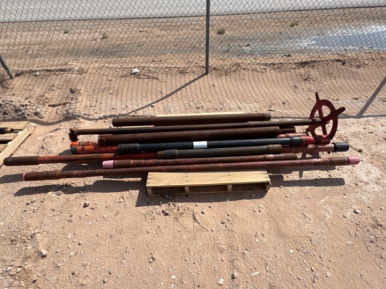 (8) assorted 2-3/8 & 2-7/8 tubing extensions & (2) 3-7/8 & 4-1/8 WP shoes