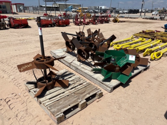 Lot of assorted 35 & 36DIA mixing agitators