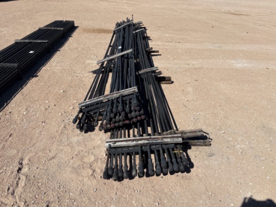 (63 x $) unused 7/8 x 25 N96 sucker rods