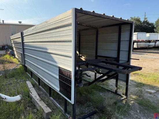 (2) 16l X 76w X 88 Cool Down Trailer Canopies / Roof Tops