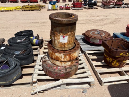 (3) assorted high pressure flanges, 11 to 13-5/8