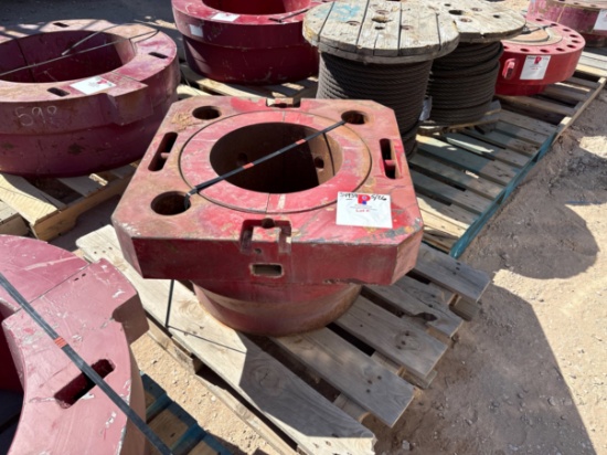 28 x 28 x 17 rotary table master bushing