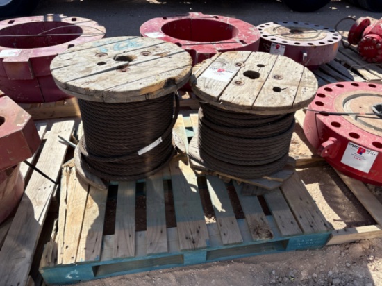 Spool of 3/4 & spool of 7/8 cable