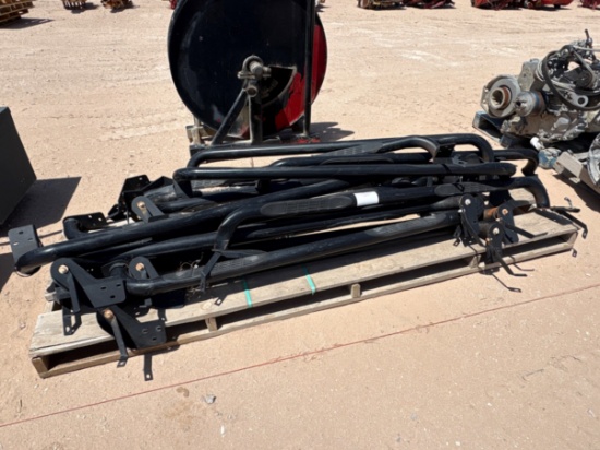 Pallet of (16) assorted dodge ram pickup truck running boards