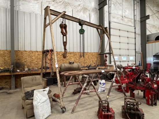 Jet 2 Ton Rolling A Frame Hoist