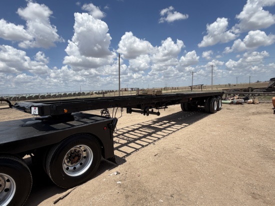 1982 Shopbuilt 40 X 8 T/A Flatbed Trailer
