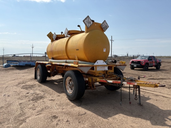 2006 Wadsworth 14 X 5 1,500gallon T/A Bumper Pull Acid Transport Pup Trailer