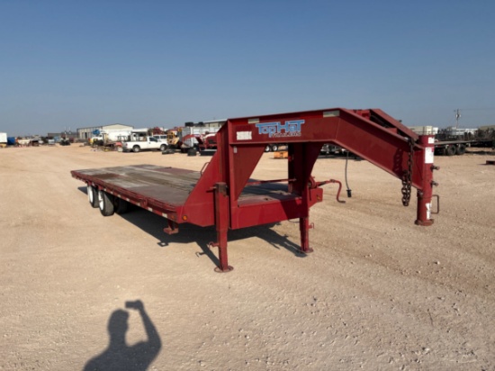 2013 TOP HAT TRAILERS 30 X 102 T/A GOOSENECK TRAILER