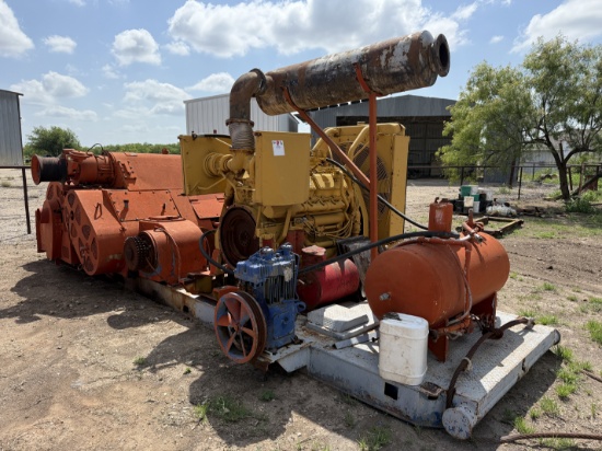 SKYTOP BREWSTER N45 450-HP DRAWWORKS P/B CAT 3412 (625-HP) ENGINE, SKIDDED