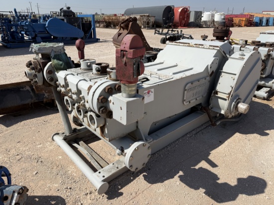 UNUSED WORK FORCE WF-360 5K WP TRIPLEX WELL SERVICE PUMP