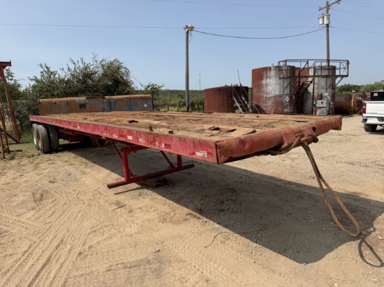 1968 STRICK 40 x 92 T/A OILFIELD FLOAT TRAILER