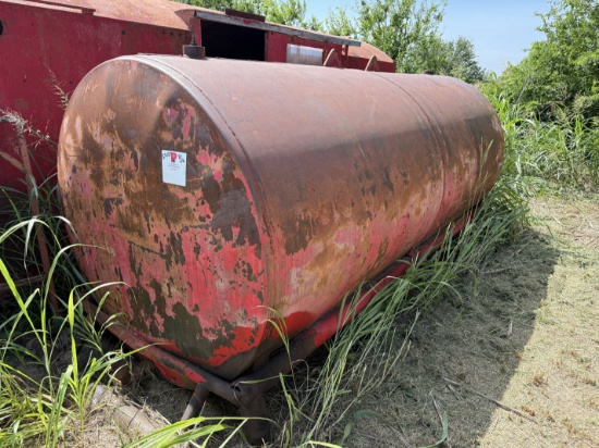 2,700 GALLON FUEL TANK SKIDDED 12.5L x 6DIA