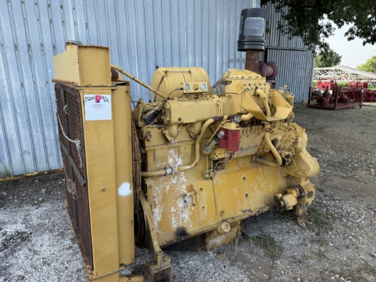 CATERPILLAR D353E DIESEL ENGINE W/ RADIATOR